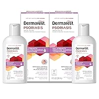 Psoriasis Medicated Shampoo and Conditioner, Unscented, Dermatologist Tested, 8 ounces, (Pack of 2)