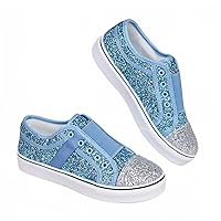 Women's Glitter Shoes,Sparkle Casual Sneakers,Pumps Glitter Sequins Dress Shoes with Non Slip Sole