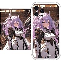 IVY Customizable Personalizado Anti-Drop TPU Case for iPhone 15 14 13 12 11 SE XS XR 8 7 6 Pro Max Plus Mini Custom for Couples,Pets,Anime,Idol,Baby,Logo