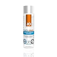 JO H2O Water Based Anal Cooling Personal Lubricant, 4 Ounce Anal Lube for Men, Women and Couples (Free of Glycerin)