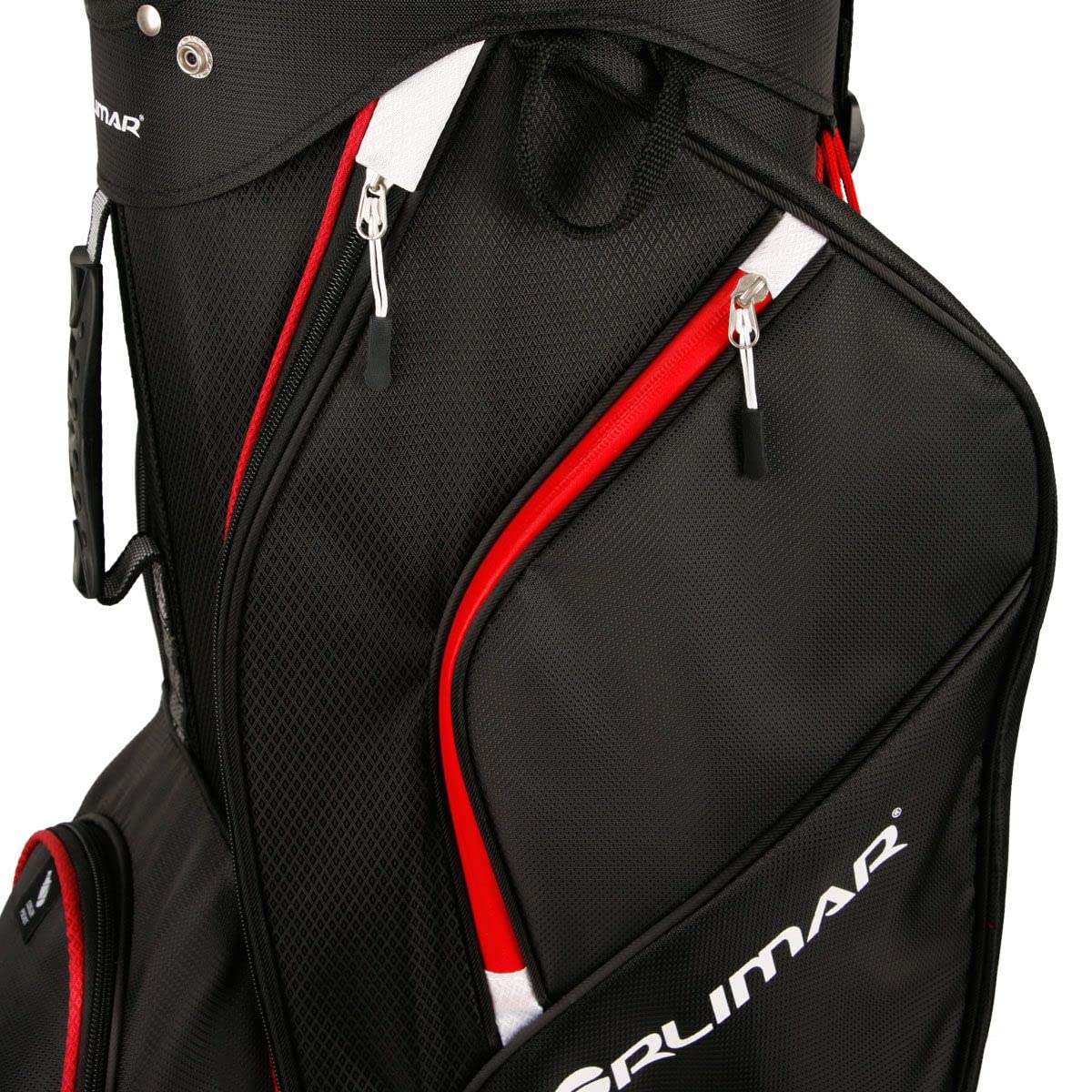 Orlimar CRX 14.6 Golf Cart Bag, 14-Way Divider Top, 6 Zippered Pockets Including Insulated Cooler Pocket