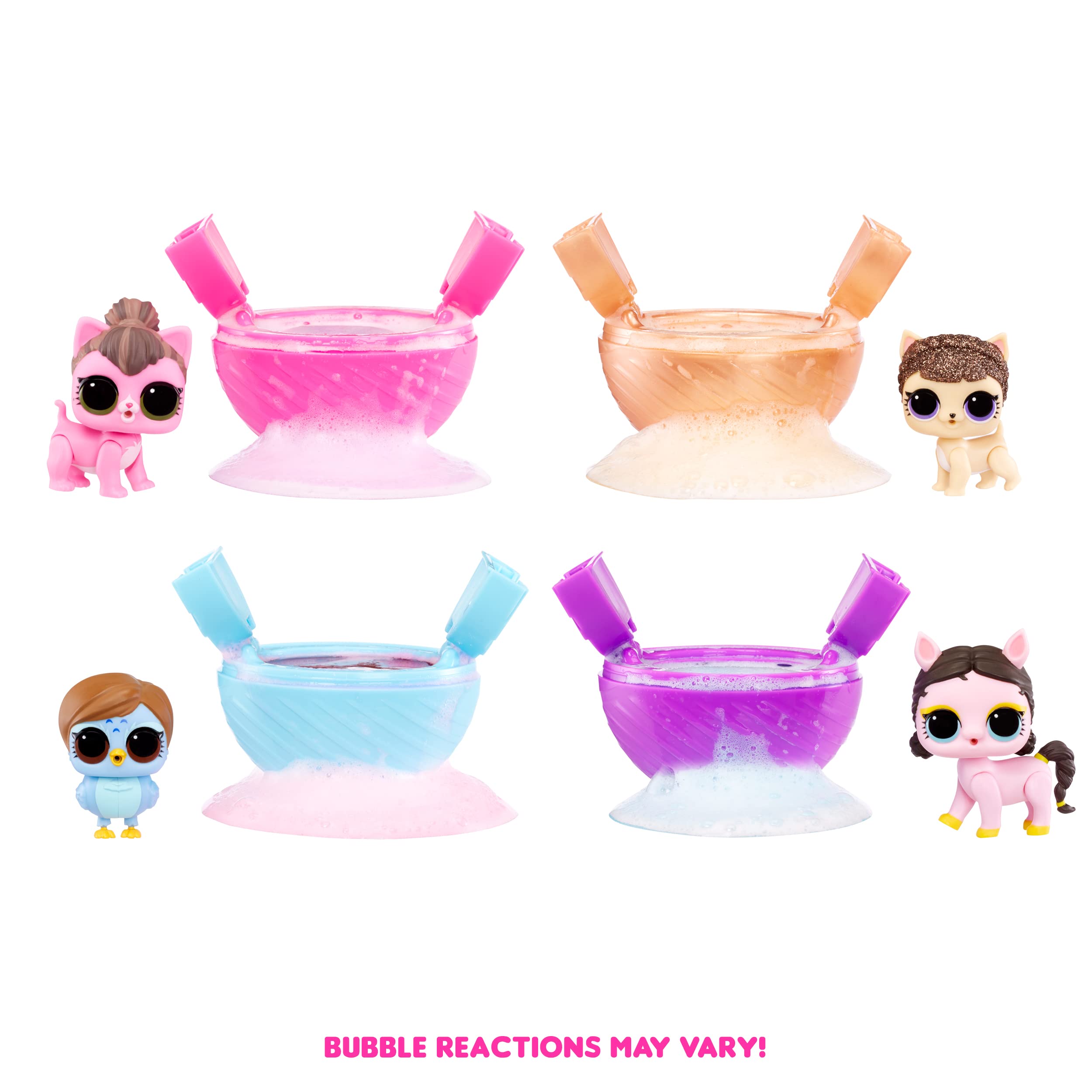 LOL Surprise Bubble Surprise Pets - Collectible Doll, Pet, Surprises, Accessories, Bubble Surprise Unboxing, Bubble Foam Reaction - Great Gift for Girls Age 4+