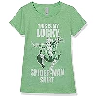 Marvel Girl's Lucky Spider T-Shirt
