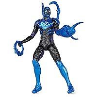 DC Comics, Battle-Mode Blue Beetle Action Figure, 12-inch, Lights & Sounds, Easy to Pose, Movie Superhero Kids Toys for Boys & Girls, Ages 4+