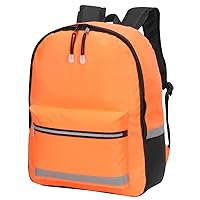 Gatwick Hi-Vis Backpack (18 liters) (Pack of 2) (One Size) (Hi Vis Orange)