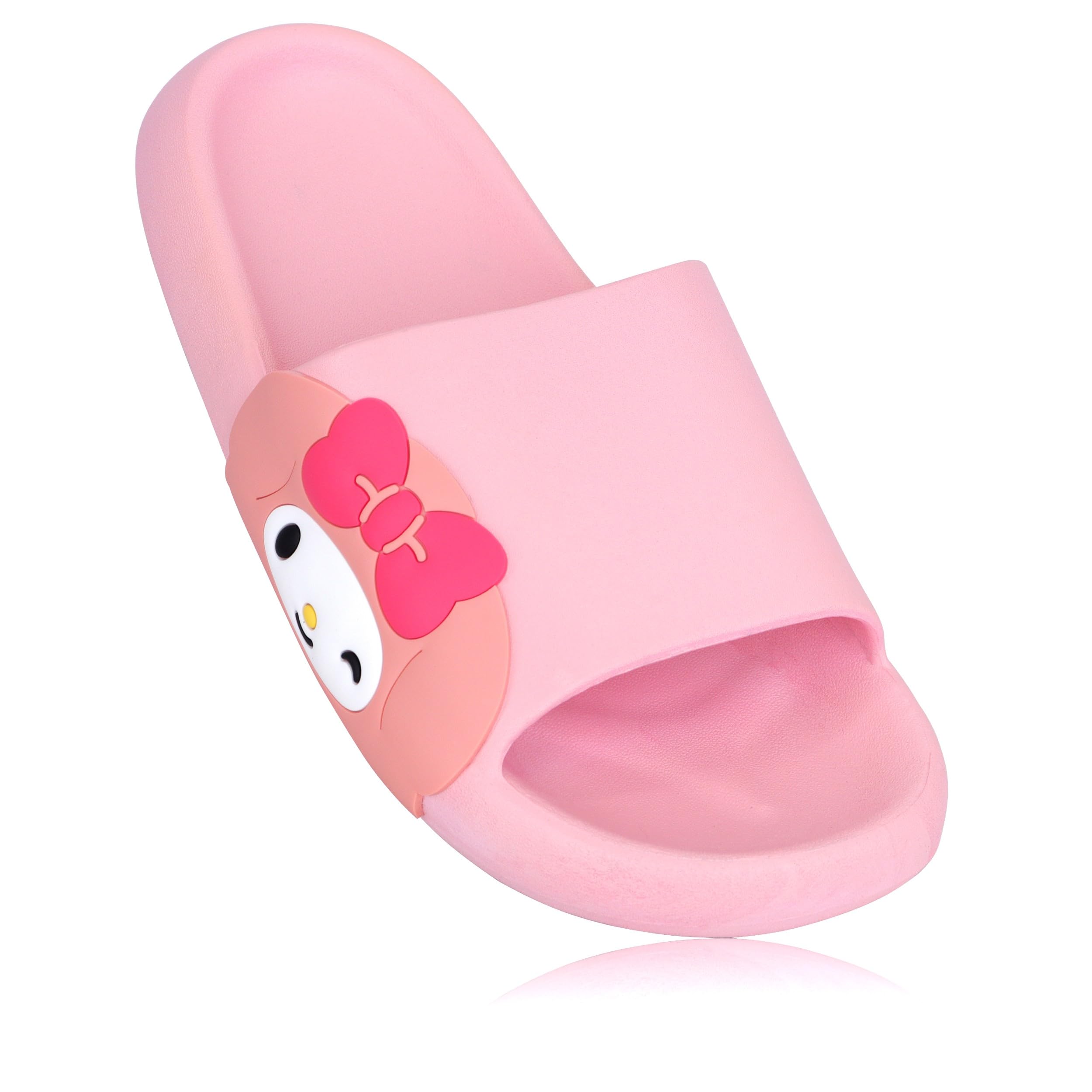Roffatide Anime My Melo Slides for Girls House Slides Non-Slip Bathroom Shower Sandals Rubber Slippers