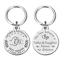 Dad Gifts - Father and Son Daughter Keychain