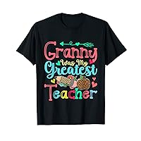 Granny Was My Greatest Teacher Floral Family Mother's Day T-Shirt