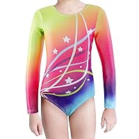 XiaoMoSha Gymnastics Leotards for Girls Toddlers Biketards Dance Unitards Sparkle Snowflake Mermaid