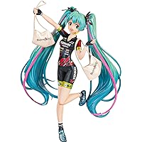 BANPRESTO - Hatsune Miku Racing Version Chronicle Espresto Est-Print & Hair-Racing Miku 2019 Team Ukyo Cheering Version Statue