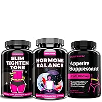 UNALTERED Belly Fat Burner, Hormone Balance, & Appetite Suppressant - Weight Loss & Wellness Bundle for Women - 1 Month Supply