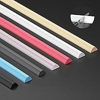 Silicone Wet Room Bathroom Floor Seal,Collapsible Threshold Water Dam,Shower Guard Barrier and Retention System,Waterproof Shower Water Blocking Strips,Wet Dry Separation