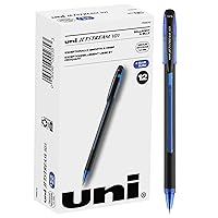Uniball Jetstream 101 12 Pack, 1.0mm Medium Blue, Wirecutter Best Pen, Ballpoint Pens, Ballpoint Ink Pens | Office Supplies, Ballpoint Pen, Colored Pens, Fine Point, Smooth Writing Pens