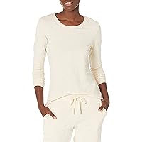 Amazon Essentials Women's Classic-Fit Long-Sleeve Crewneck T-Shirt (Available in Plus Size), Oatmeal Heather, Small