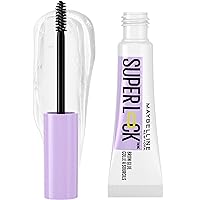 Maybelline Super Lock Brow Glue Eyebrow Gel, Lightweight Brow Gel For Up To 24HR Hold, Clear, 1 Count