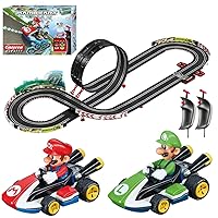 Carrera GO!!! Electric Powered Slot Car Racing Kids Toy Race Track Set 1:43 Scale, Mario Kart