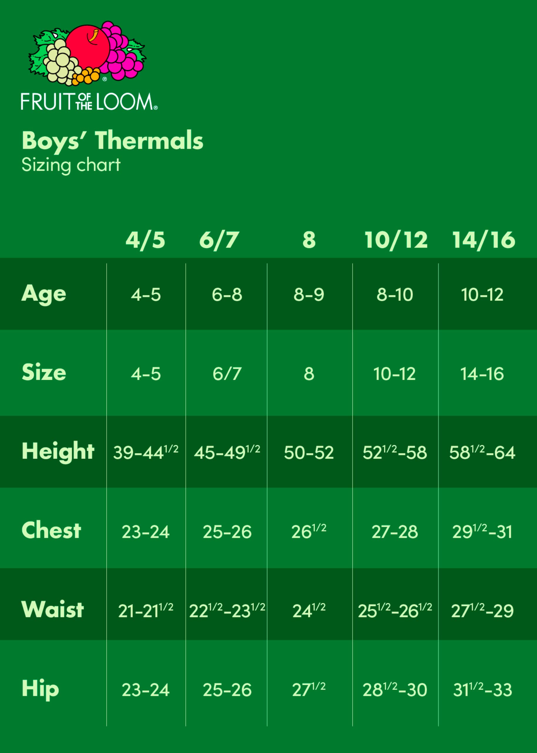 Fruit of the Loom Boys' Premium Thermal Waffle Underwear Set