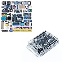 SunFounder Ultimate Sensor Kit with Original Arduino Uno R4 Minima + Transparent Acrylic Case