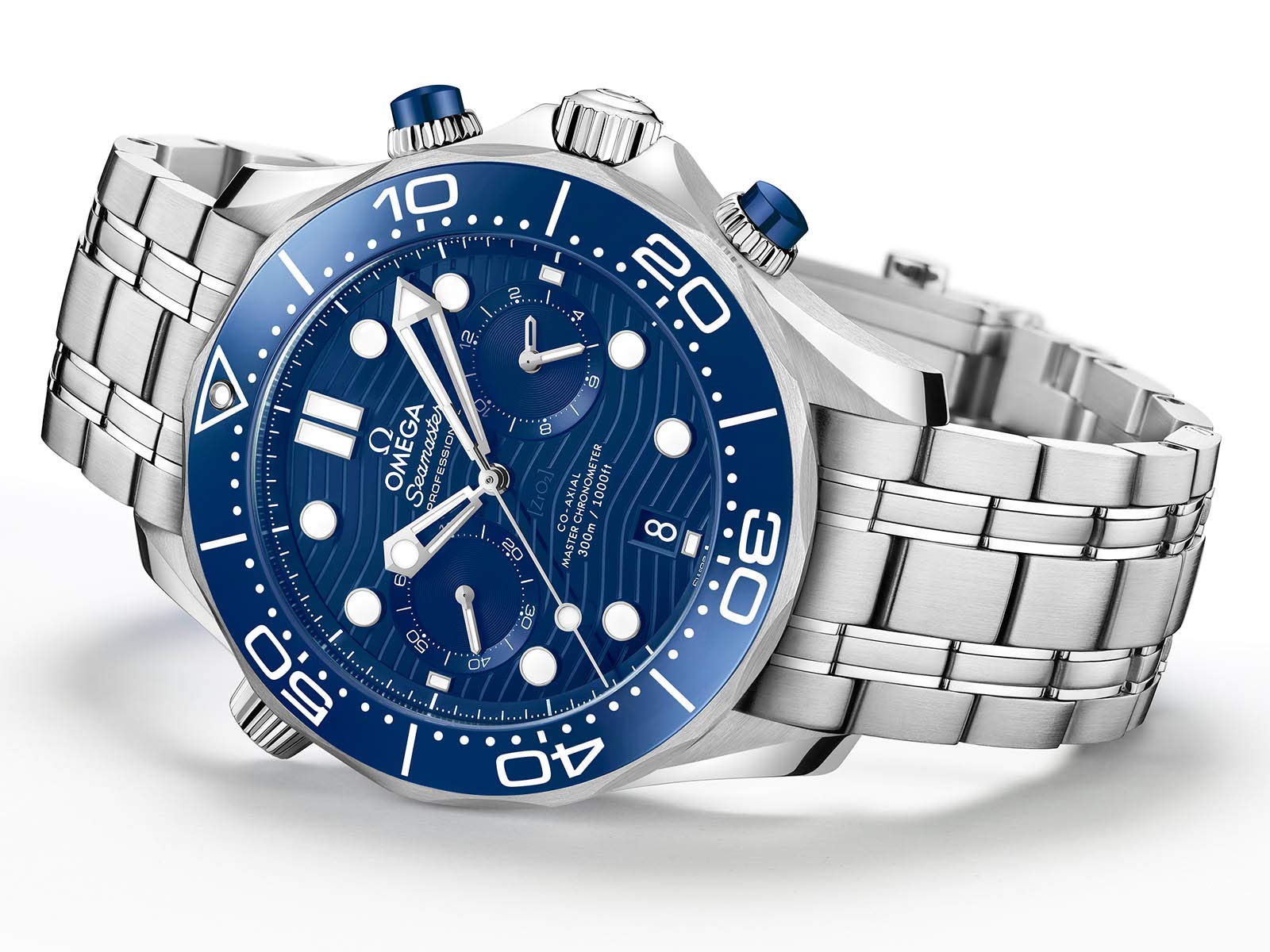 Omega Diver 300M Co‑Axial Master Chronometer Chronograph 44mm Watch 210.30.44.51.03.001