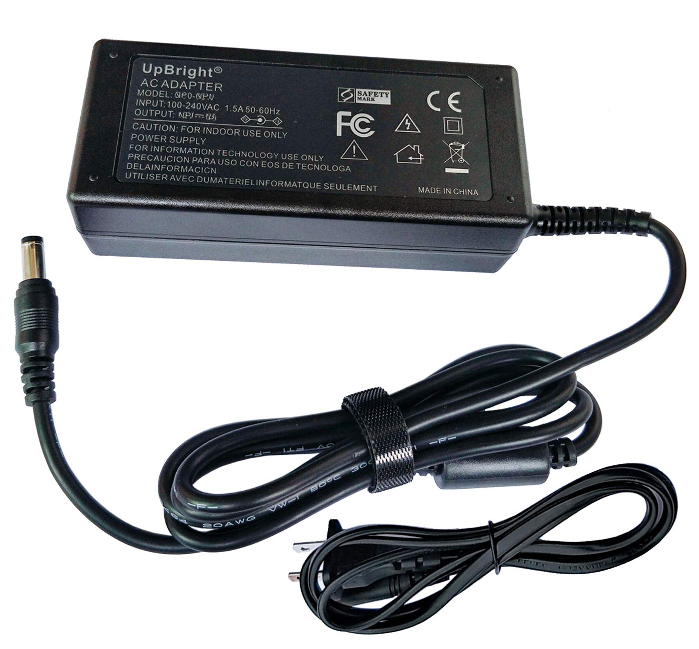 UPBRIGHT 12V AC/DC Adapter Compatible with Jensen 2412 JE2412LED 24