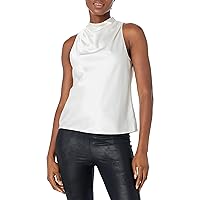 Theory Women's Satin High Cowl-Neck Top