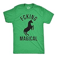 Mens Magical Funny T Shirts Unicorn Vintage Tees Cool Hilarious Novelty T Shirt
