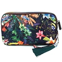 Women's printed casual wallet with wrist strap and zip | clutch | wrist bag | coin purse | wallets for women