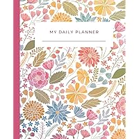 Undated Breast Cancer Daily Planner With Hourly Schedule: Notebook for Women to Organize Daily Tasks, Medication, Track Symptoms and Plan Meals | 7.5