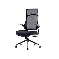Nouhaus Wave Ergonomic Office Chair. Rolling Mesh Office Chair with Lumbar Support and Adjustable Arms. Comfortable Computer Chair, Home Office Desk Chairs, Task Chair or Gamer Chair (Black)