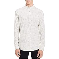 Calvin Klein Mens Jersey Button Up Shirt