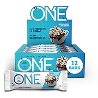ONE Protein Bars, Peanut Butter Cup, Gluten Free Protein Bar with 20g Protein and only 1g Sugar & Protein Bars, Birthday Cake, Gluten Free Protein Bars with 20g Protein and only 1g Sugar