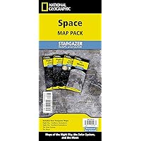 National Geographic Space (Stargazer folded Map Pack Bundle) (National Geographic Reference Map) National Geographic Space (Stargazer folded Map Pack Bundle) (National Geographic Reference Map) Map