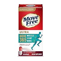 Move Free Ultra 365 with Triple Action Joint Support - Magnesium Vitamin D3 & Calcium Fructoborate - Supports Muscle Joint & Bone in 1 Capsule Per Day, 120 Capsules (120 Servings)*