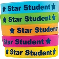 Star Student Wristbands, Multi Color (6548)