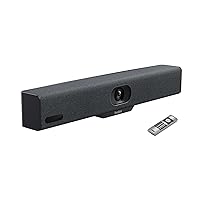 Yealink A10 MeetingBar 4K Conference Room Camera System for Meeting, 120° Video Conferencing Webcam with 8 Microphone, AI Speaker Tracking, Auto Framing, Android OS, Microsoft Teams & Zoom Certified
