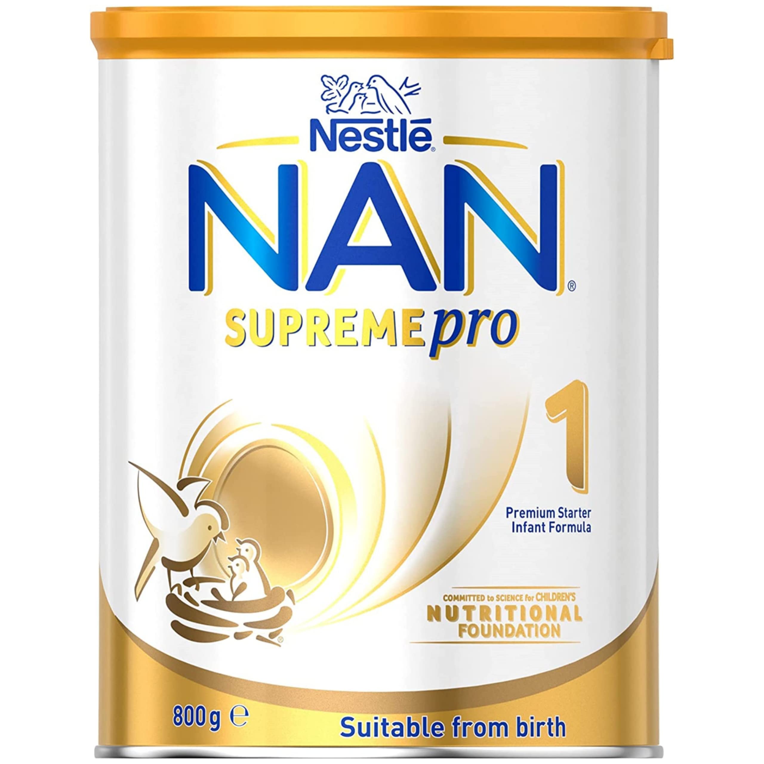 Nestlé NAN SUPREMEpro 1, Premium Baby Formula, Newborn to 12 Months – 800g
