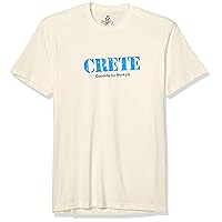 Men's Graphic Premium Fitted Suided V-Neck, Crete/Natural, 2X-Large