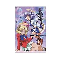 Anime Poster Bludgeoning Angel Dokuro Chan Canvas Aesthetic Posters Boys Room Decor Dorm Decor Canvas Wall Art Prints for Wall Decor Room Decor Bedroom Decor Gifts 16x24inch(40x60cm) Unframe-style