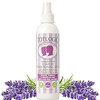 TotLogic For Kids And Toddler Detangler Hair Spray and Leave In Conditioner - Naturally Scented with Essential Oils - Lavender, 8 oz