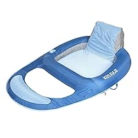 Kelsyus Spring Float Pool Lounger Chair, Light Blue