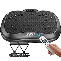 Vibration Plate Exercise Machine Whole Body Workout Portable Mini Vibrate Fitness Platform Lymphatic Drainage Machine for Weight Loss Shaping Toning Wellness Home Gyms Workout (Mini)