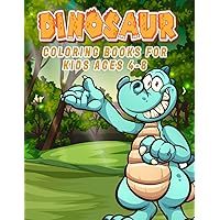 Dinosauri libro da colorare: 50 disegni antistress grandi e facili da colorare, album da colorare dinosauri per bambini,T-Rex, Perfetto come regalo per bambini. (Italian Edition)