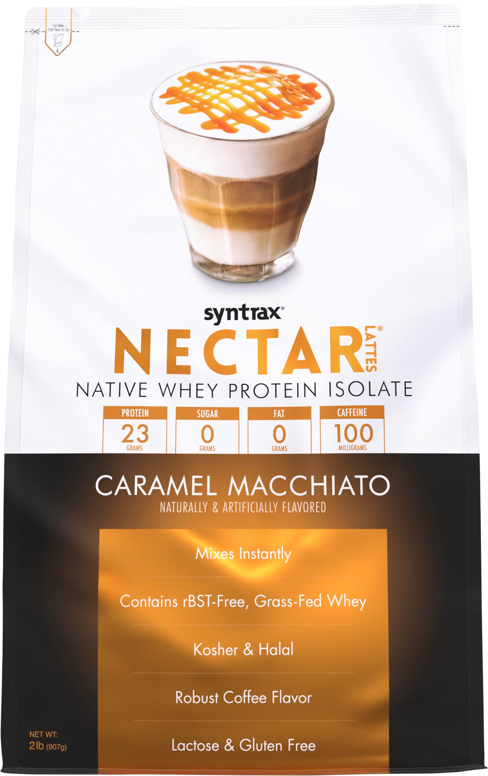 Syntrax Nectar Lattes: Caramel Macchiato (2lb Bag)