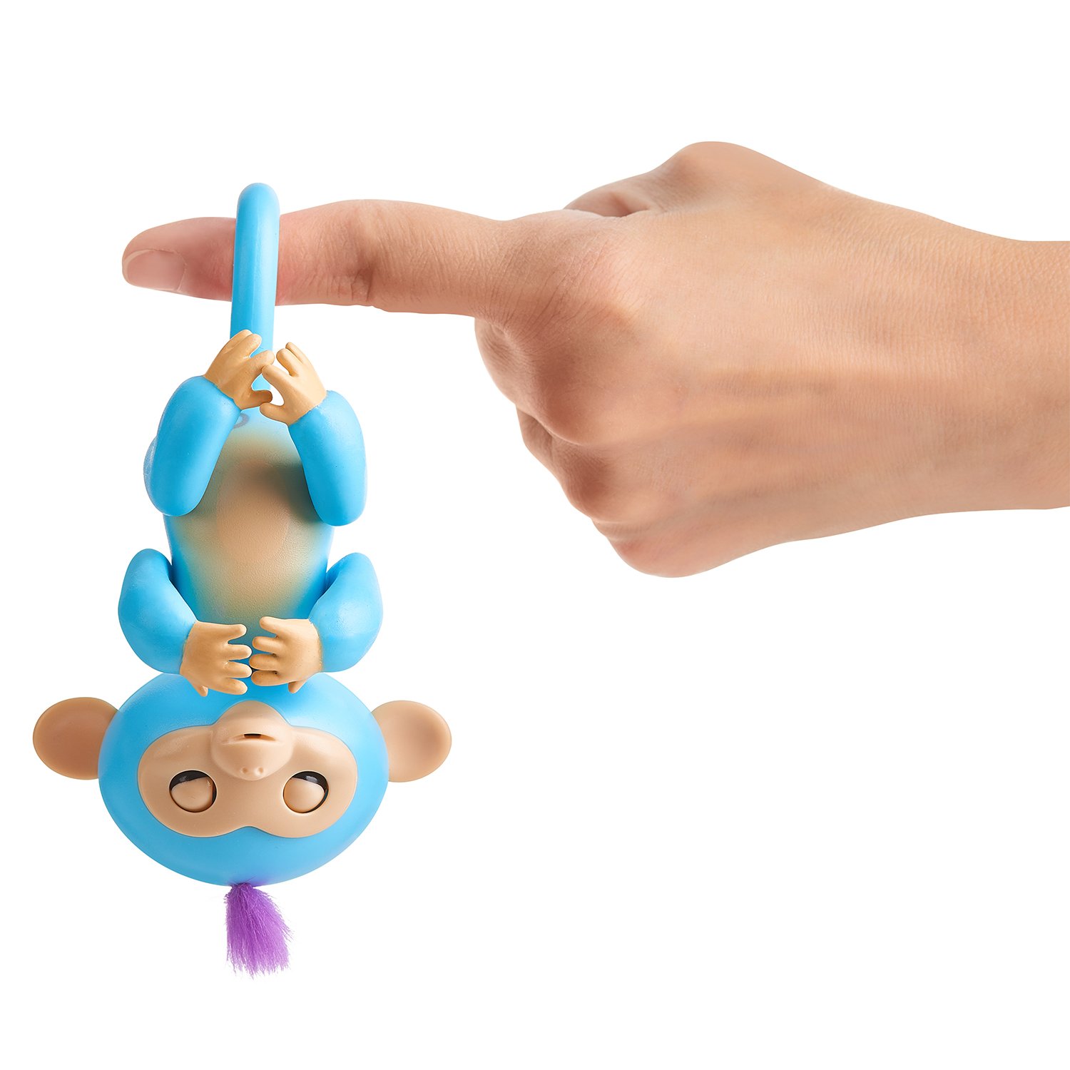 WowWee Fingerlings Playset – See-Saw with 2 Baby Monkey Toys, “Willy” (Blue) and “Milly” (Purple)