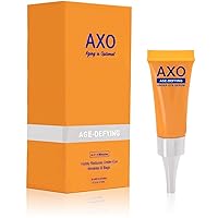 AXO Age-Defying Under-Eye Serum | Best Instant Wrinkle Remover | Advanced Formula Anti Aging Visibly Reduces Under Eye Wrinkles, Bags, Dark Circles, Fine Lines & Crow’s Feet | 100% All-Natural