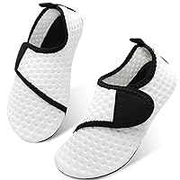 L-RUN Toddler Water Shoes Barefoot Aqua Socks Kids Swim Shoes for Beach Pool Surfing Yoga