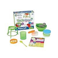 Learning Resources Yuckology Slime Science Set,Early Science Skills, DIY Slime, STEM Skills, Measurement, Color Mixing, Ages 4+