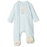 Little Me Footie Pajamas Cotton Baby Sleepwear Boys and Girls Footed Sleeper