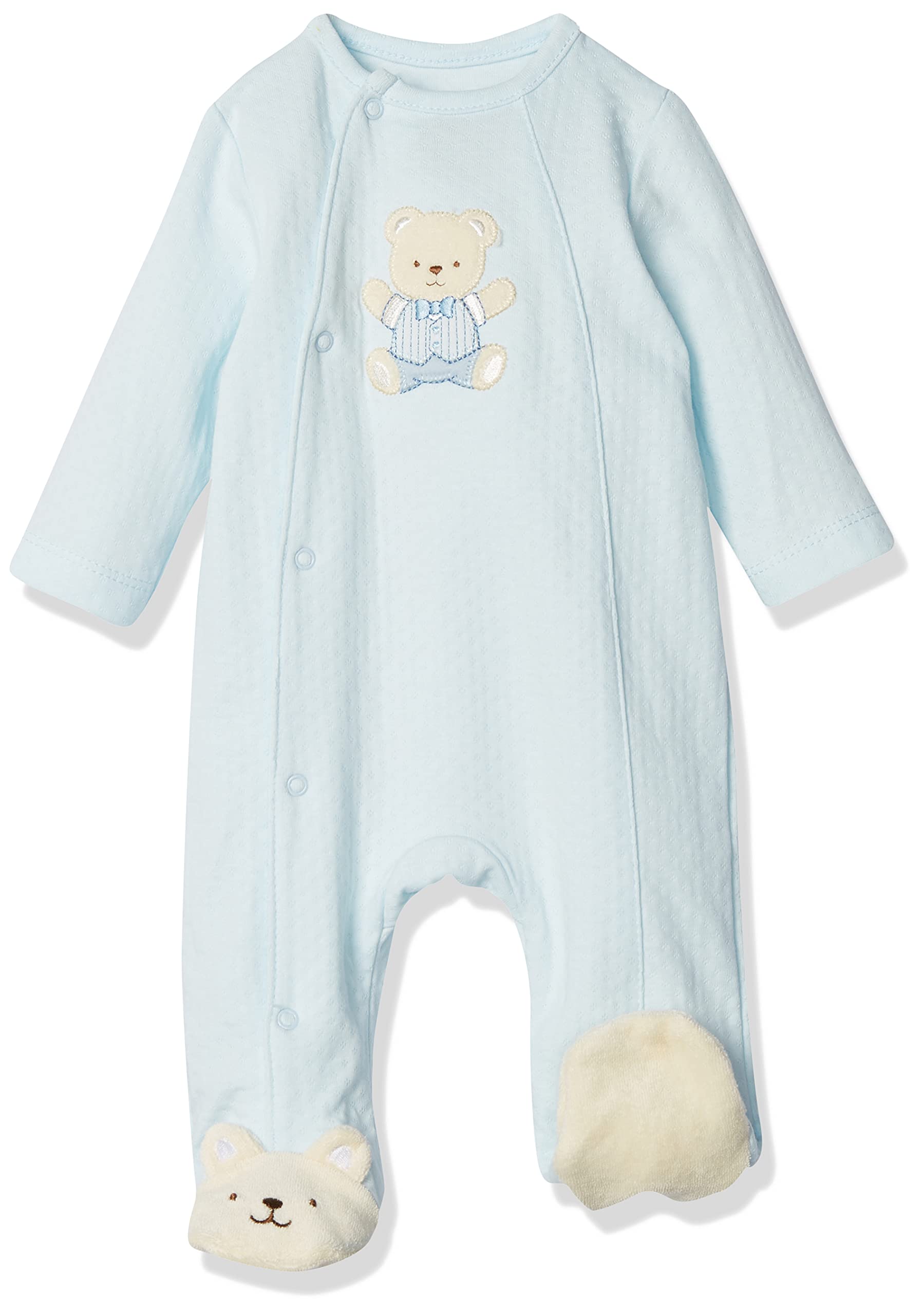Little Me Footie Pajamas Cotton Baby Sleepwear Boys and Girls Footed Sleeper