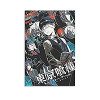 Anime Poster Tokyo Ghoul Poster Decorative Painting Canvas Wall Art Living Room Posters Bedroom Painting 08x12inch(20x30cm)